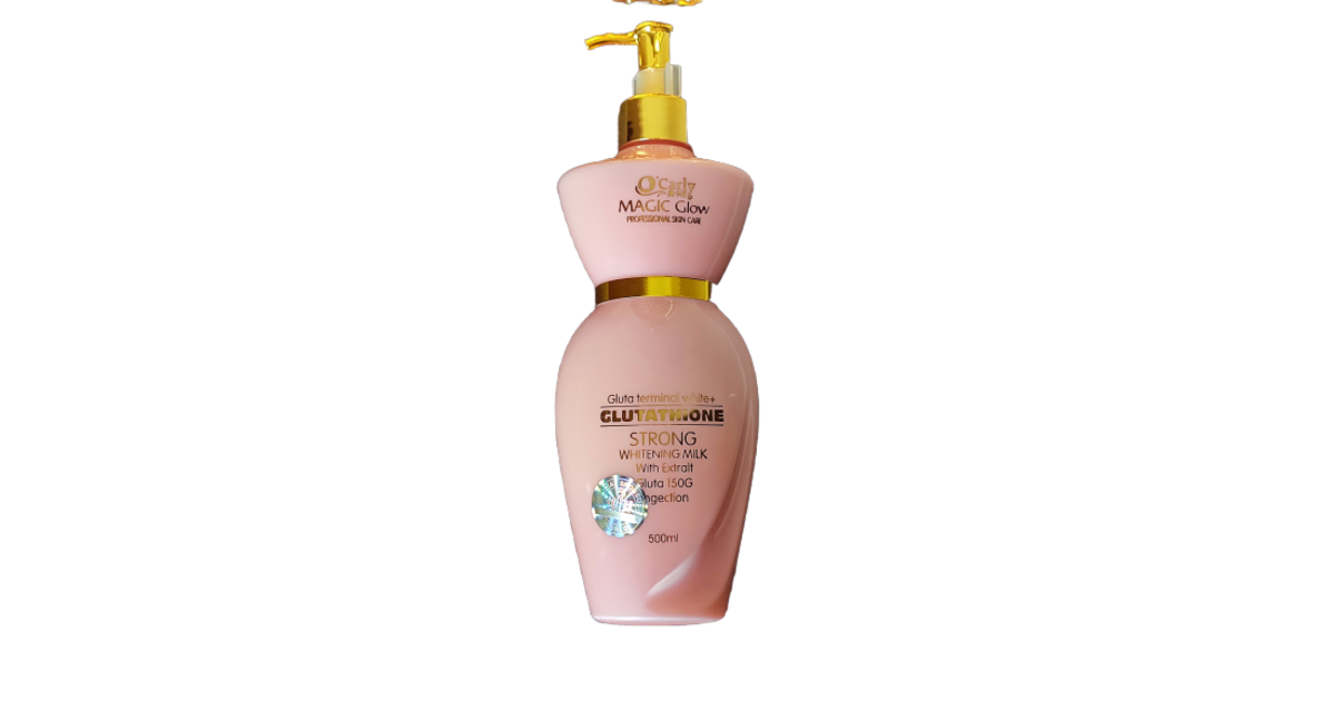 Lait éclaircissant Magic Glow Au Glutathione - 500ml Pour Visage Et Corps - Neuf Original